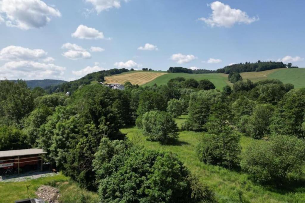 Ferienwohnung Fischer Mit E-Ladestation Direkt Am Haus Schwarzenberg  Kültér fotó